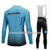 Tenue Maillot M/L + Collant à Bretelles 2018 Astana Pro Team N001